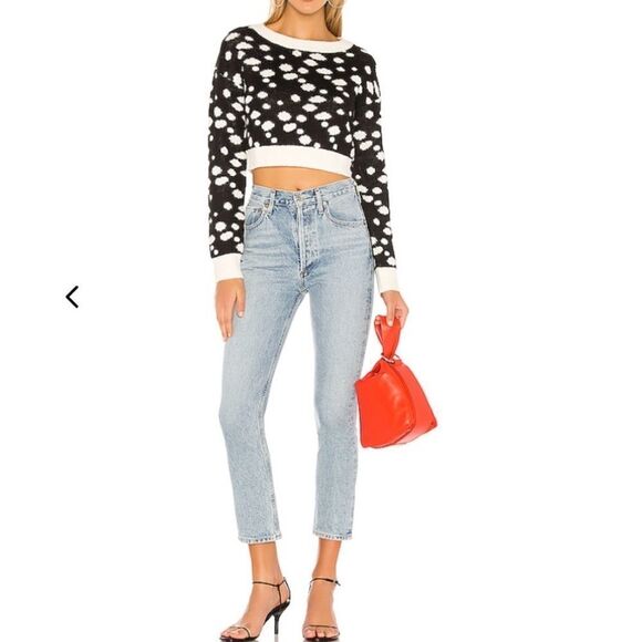 NWT LOVERS + FRIENDS Myla Cropped Sweater - Picture 4 of 4